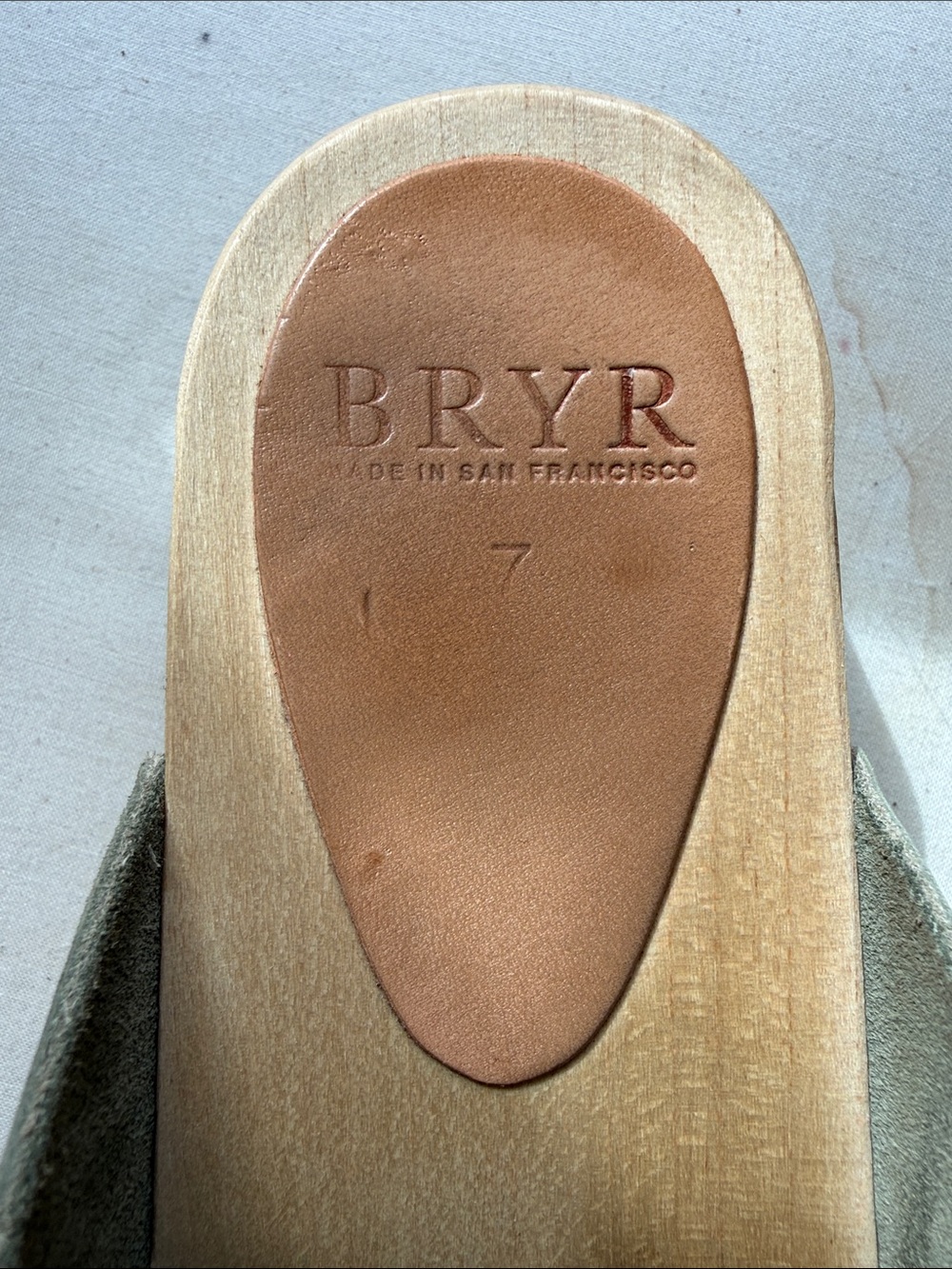 BRYR Chonk Slide Sandal in Agave size 7/37 - Picture 3 of 9